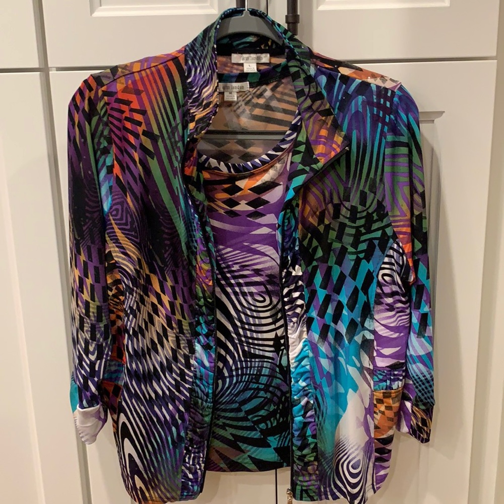 Erin London twinset with bling M L